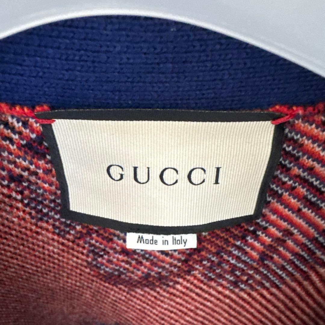 GUCCI トラ柄 カーディガン L