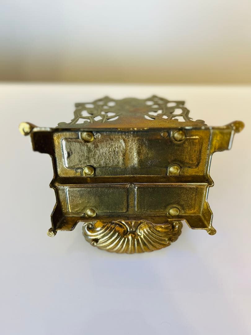 ★美品★イタリア製 真鍮製アンティーク レターラック ナプキンスタンド