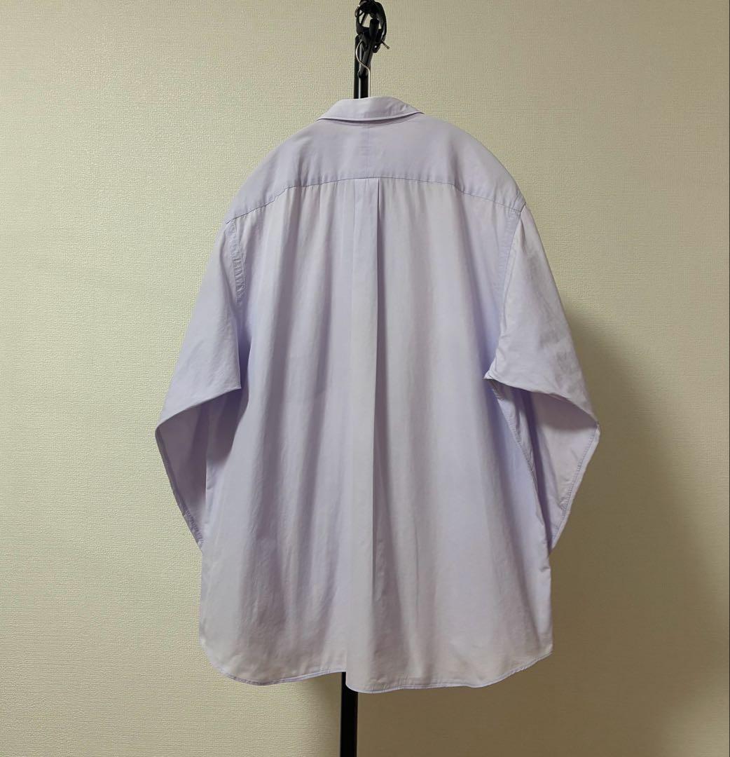 新型✨ 23ss コモリシャツ comoli サイズ1 水色
