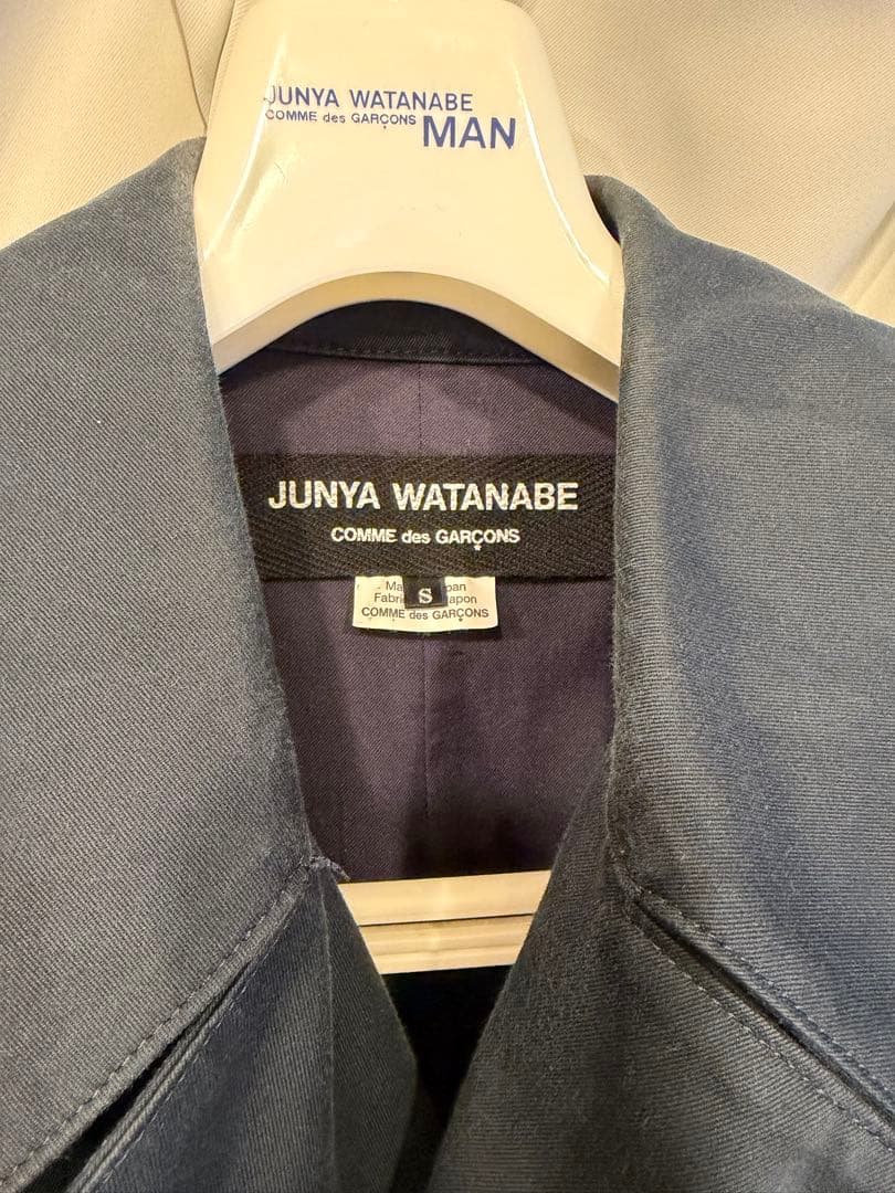 JUNYA WATANABE ネイビー モーターサイクルコート Sサイズ