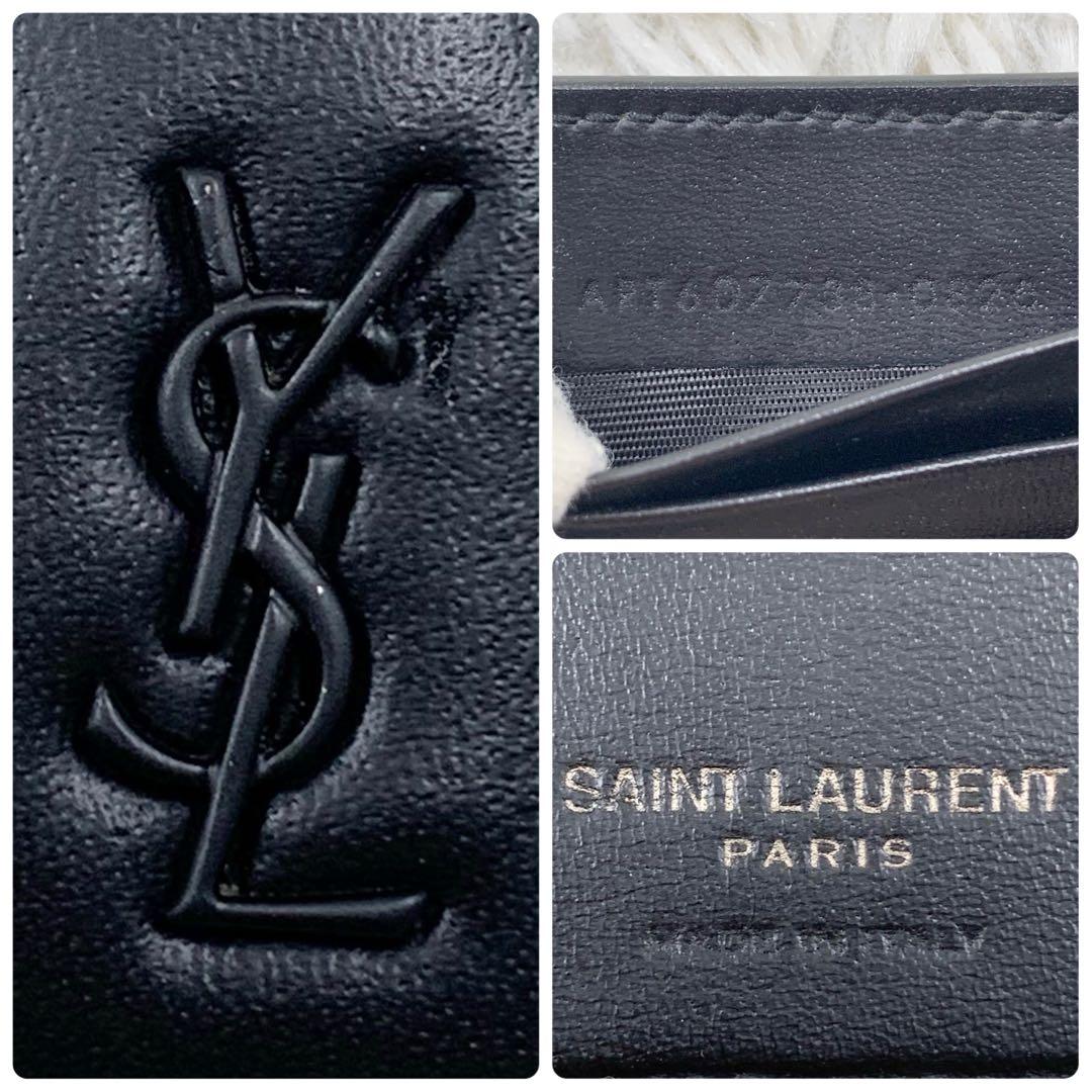 【✨極美品✨】 サンローラン カサンドラ マネークリップ ブラック