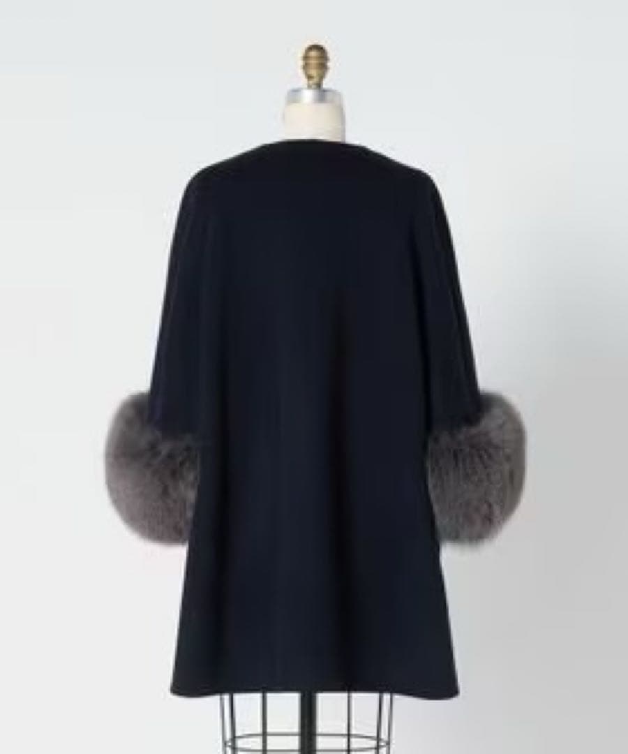 【極美品】DRAWER ビーバーケヌキファージャケット（NAVY）36