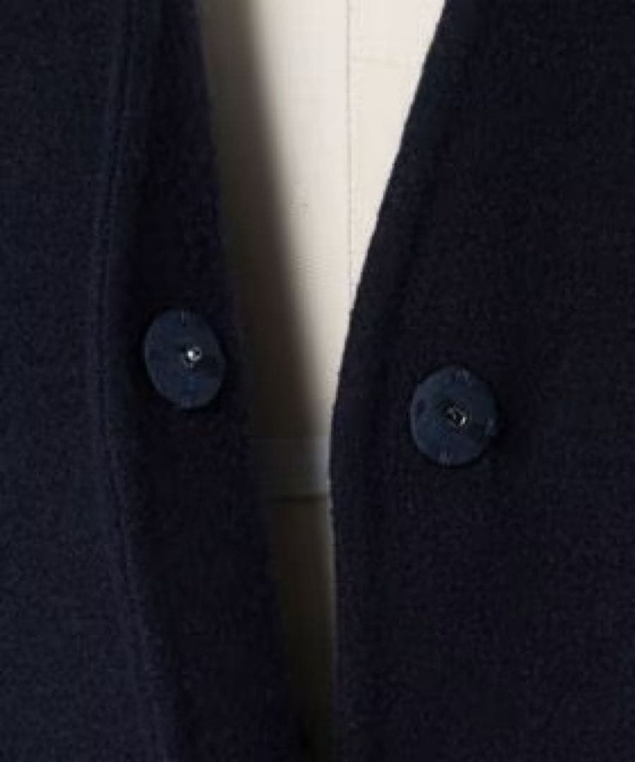 【極美品】DRAWER ビーバーケヌキファージャケット（NAVY）36