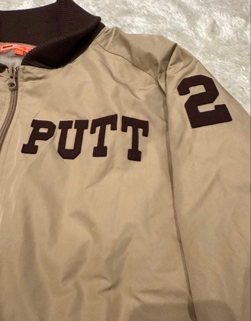 特大XL BEAMS GOLF ジャケット　ブルゾン　メンズ　中綿　ゴルフウェア