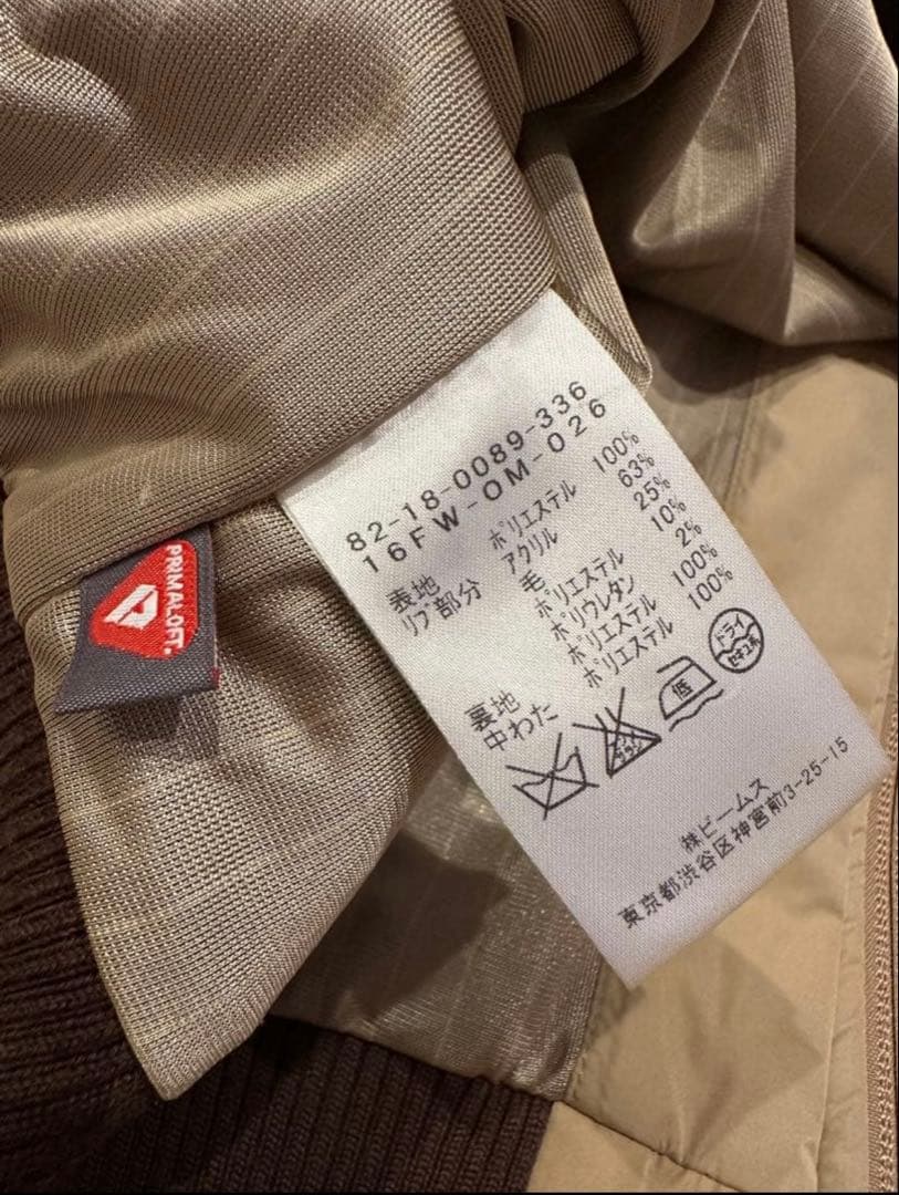 特大XL BEAMS GOLF ジャケット　ブルゾン　メンズ　中綿　ゴルフウェア