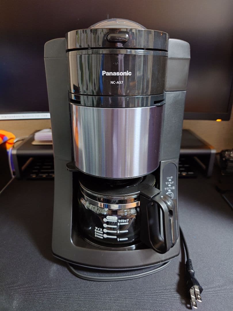 Panasonic コーヒーメーカー NC-A57-K(2024年製)