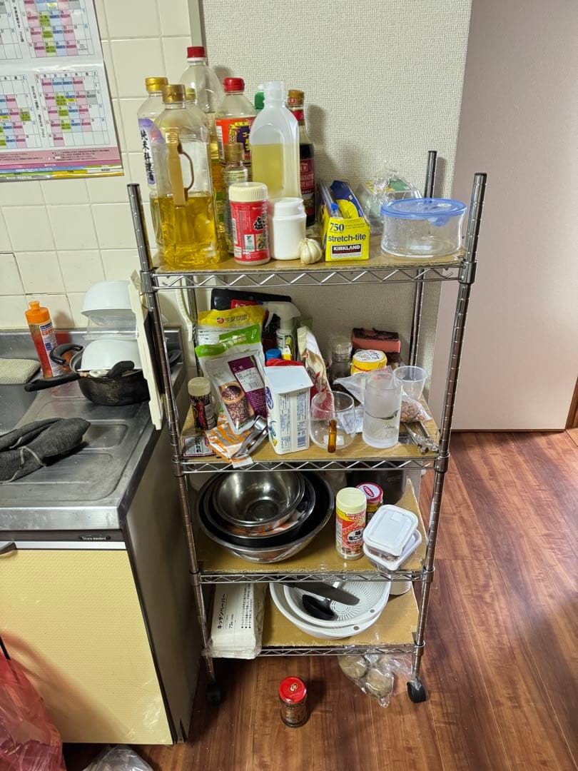 4段スチールラック