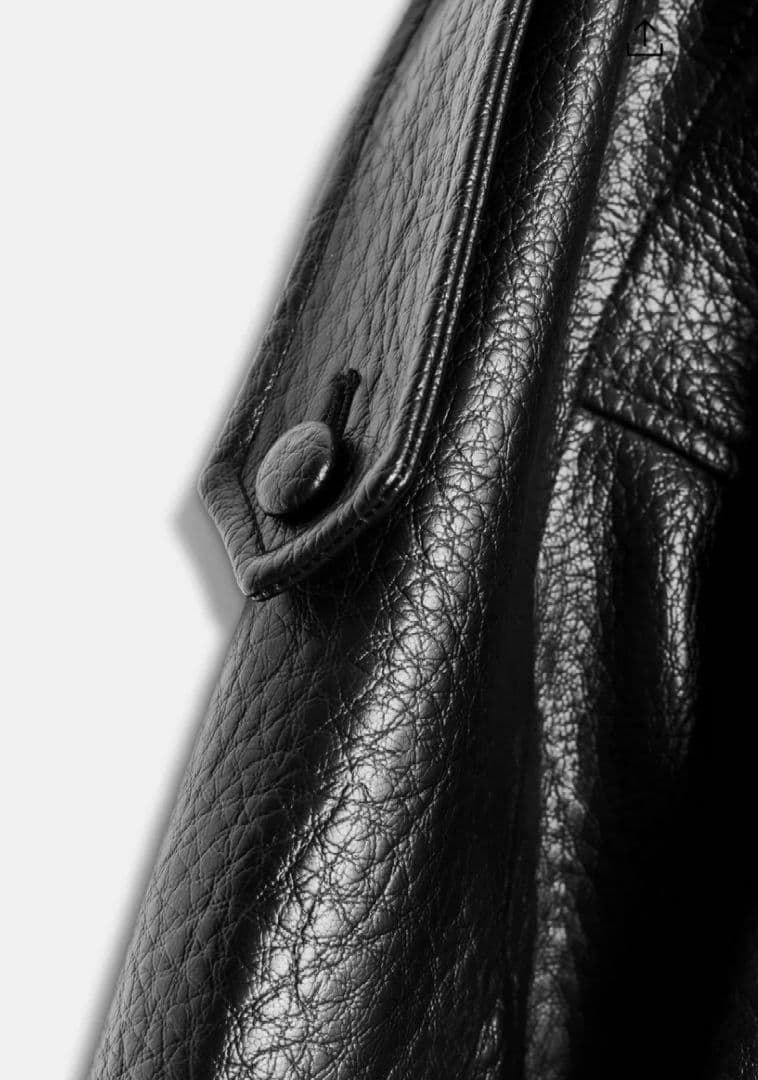 12/13(土)まで ZARA 完売品YSL似フェイクレザージャケットXL正規品