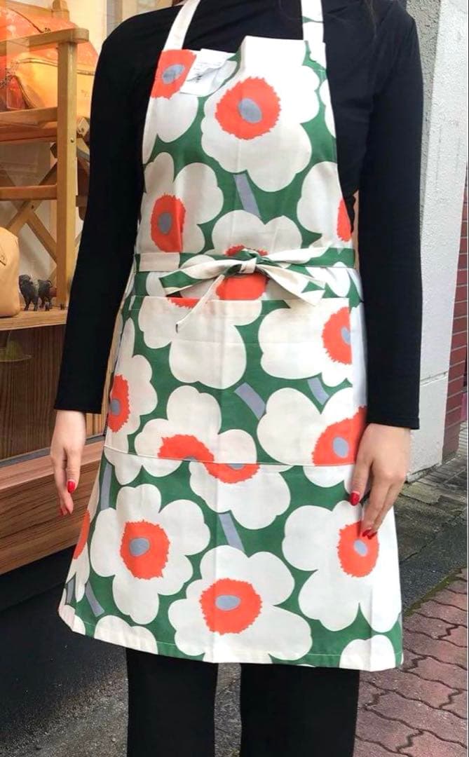 ♧新品未使用♧マリメッコ　marimekko エプロン　60周年　アニバーサリー