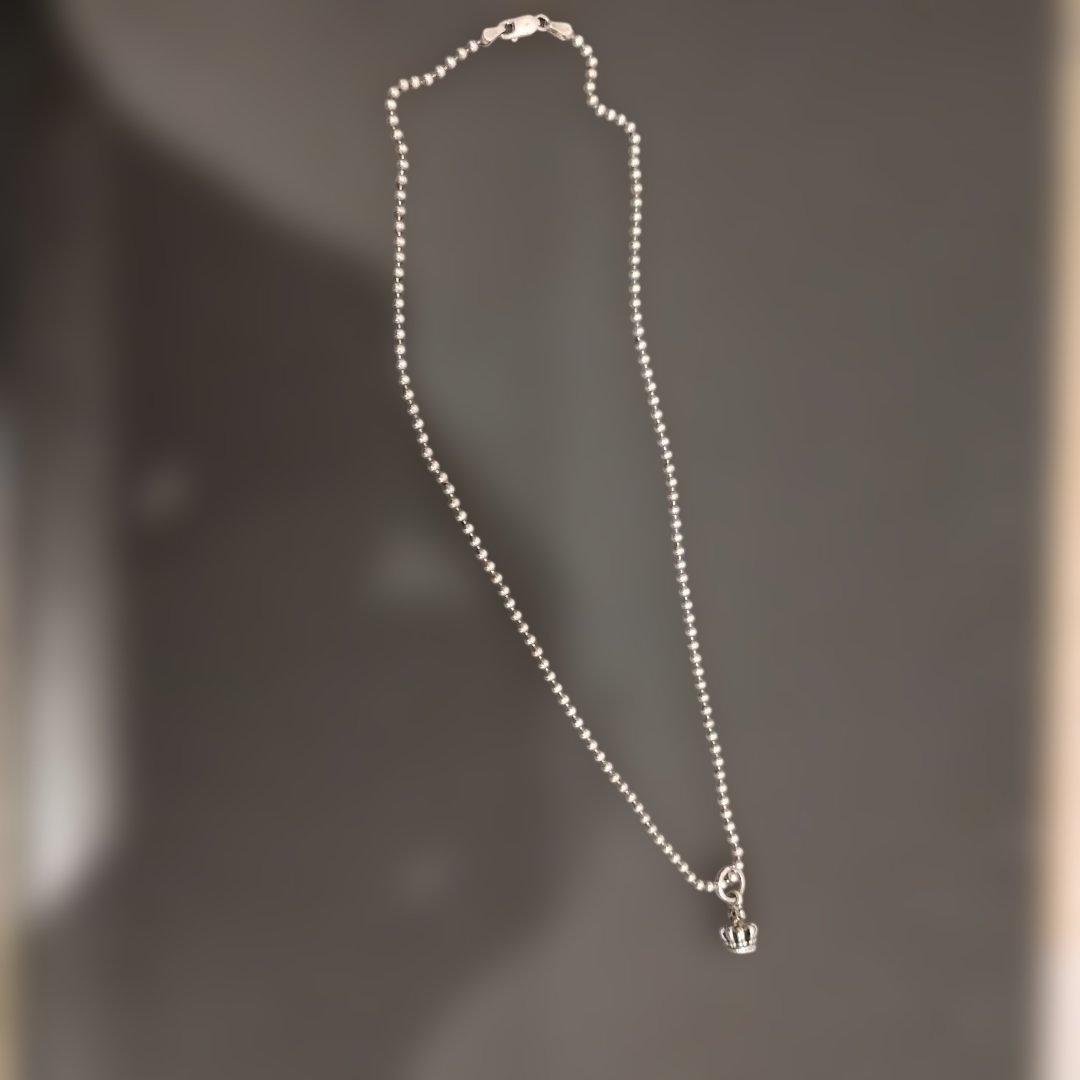  ORDER クラウン ネックレス ギャランティ付き シルバーY2K