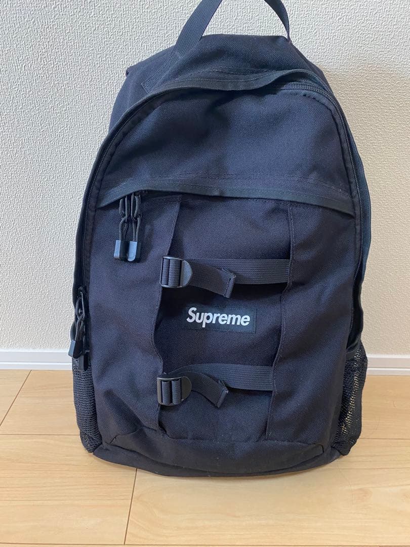 14SS Supreme シュプリーム　バッグパック　ブラック