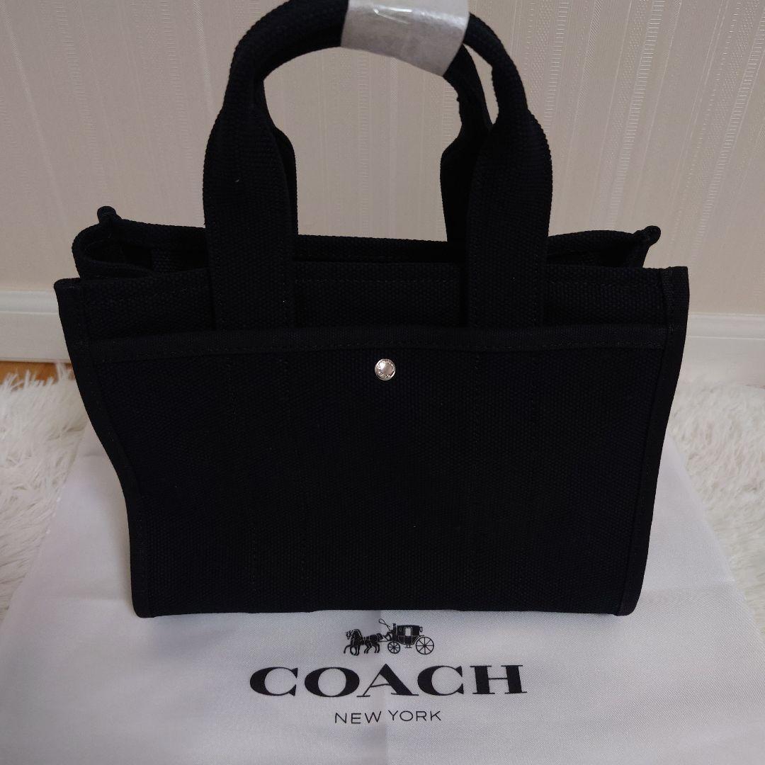 ✨COACH ✨新品ブラックトートショルダーストラップ付きバッグCP164‼️