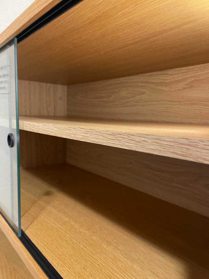 専用出品　 無印良品 ステンレスユニットシェルフ ガラス引き戸1&棚板1&引戸2