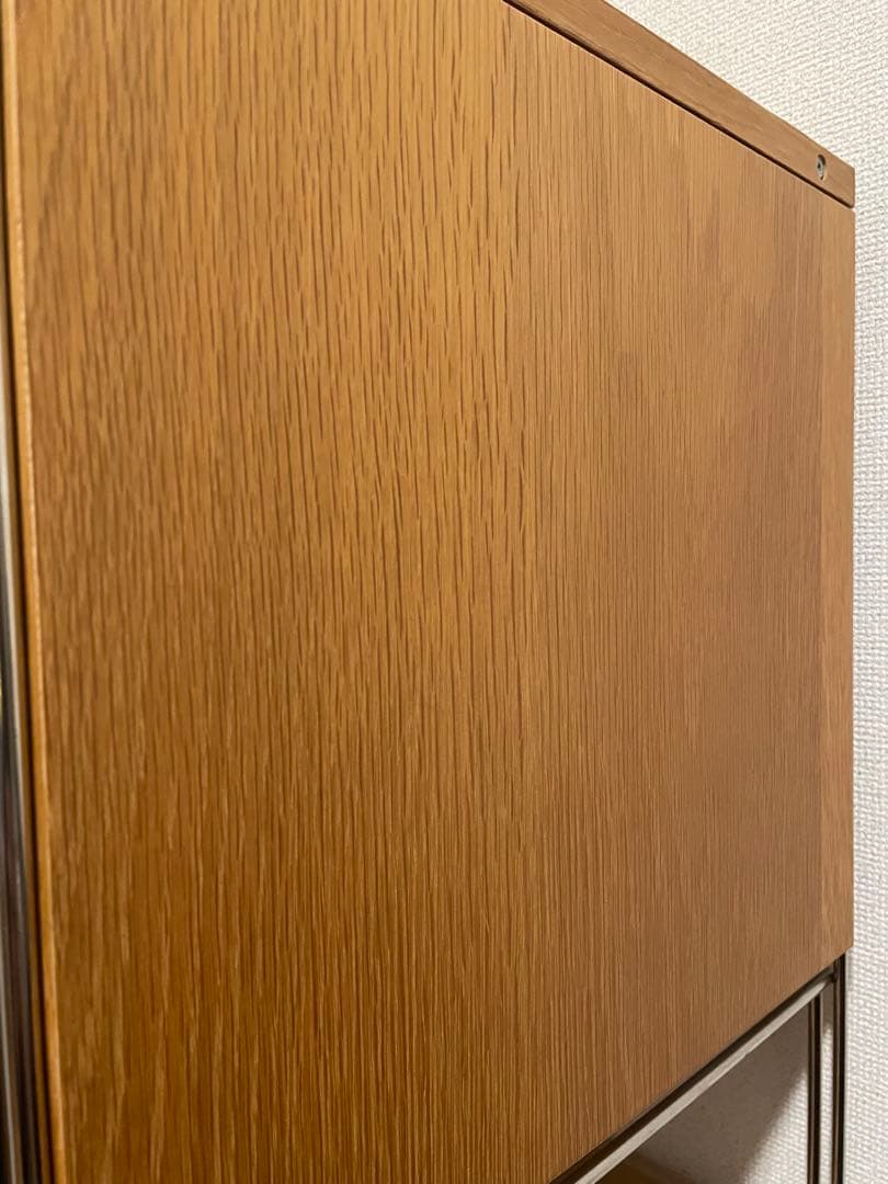 専用出品　 無印良品 ステンレスユニットシェルフ ガラス引き戸1&棚板1&引戸2