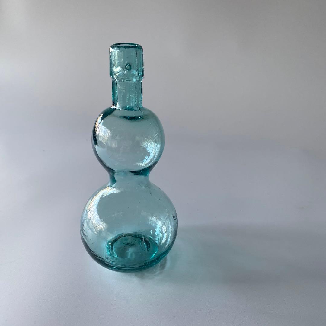 明治 大正 和ガラス 吹きガラス 花瓶 酒器 花器 徳利