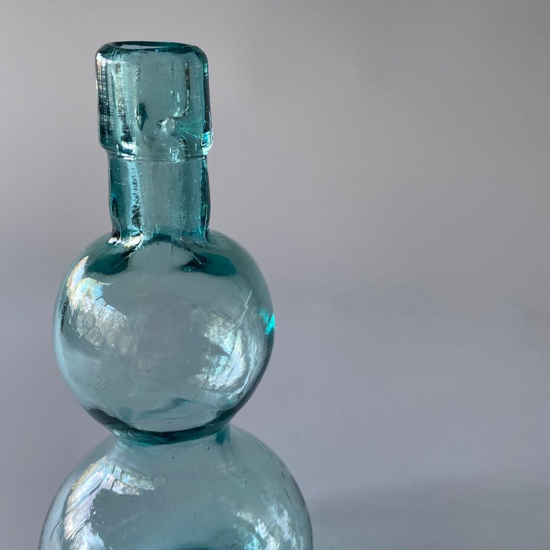 明治 大正 和ガラス 吹きガラス 花瓶 酒器 花器 徳利