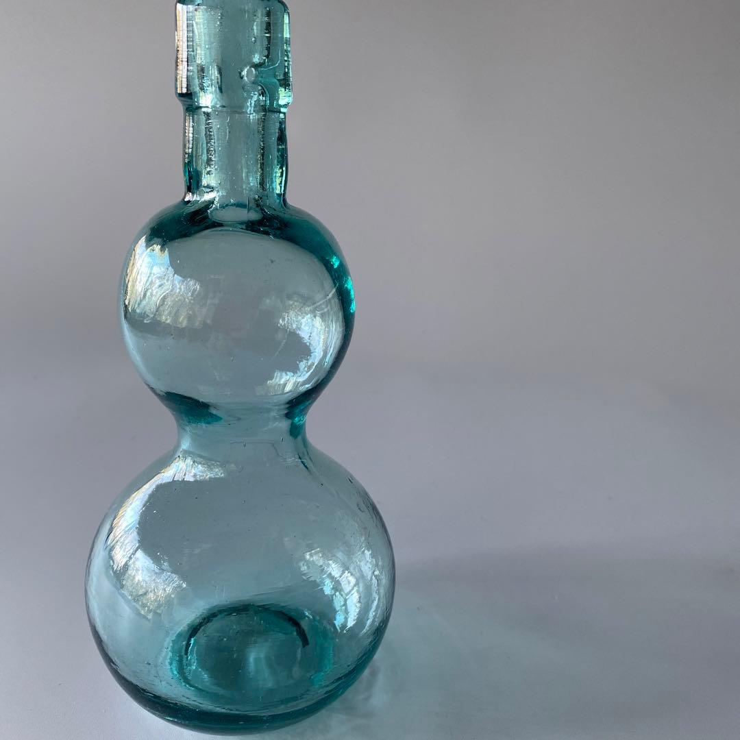 明治 大正 和ガラス 吹きガラス 花瓶 酒器 花器 徳利