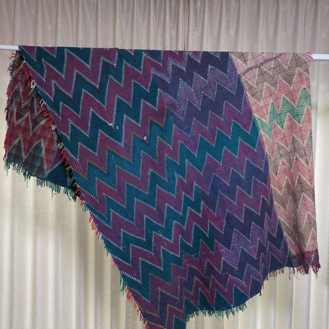 アンティーク ヴィンテージカンタキルト 刺繍 ラグ ロホリカンタ 388