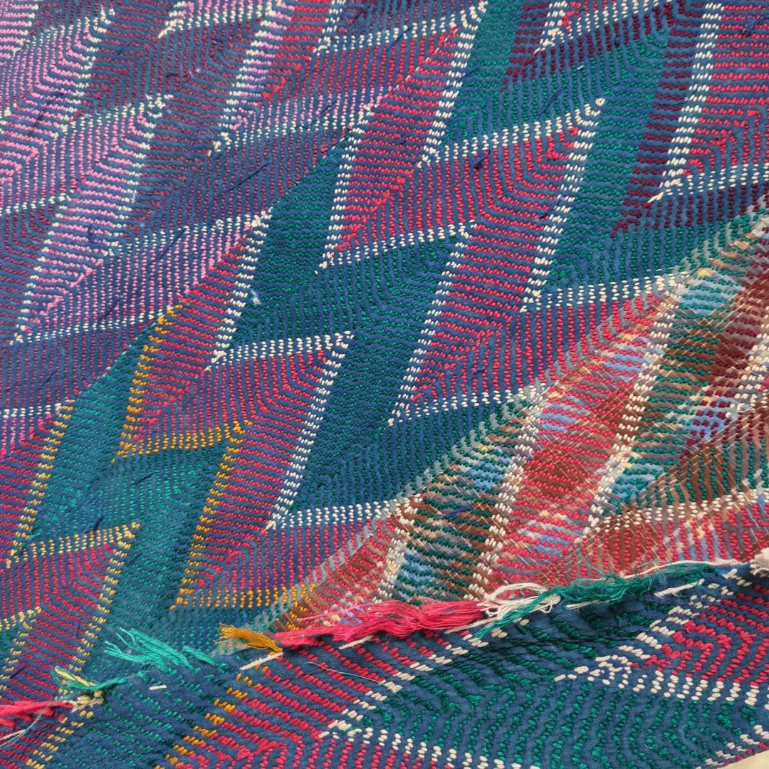 アンティーク ヴィンテージカンタキルト 刺繍 ラグ ロホリカンタ 388