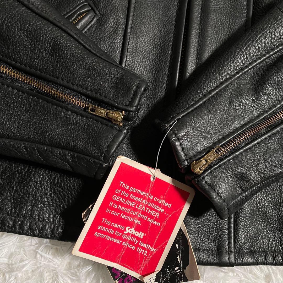 未使用 ショット レザージャケット ライダースジャケット 680