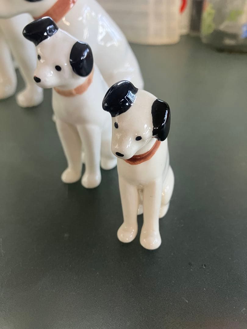 Victor ビクターニッパー 犬置物 6体70〜220mm昭和レトロ