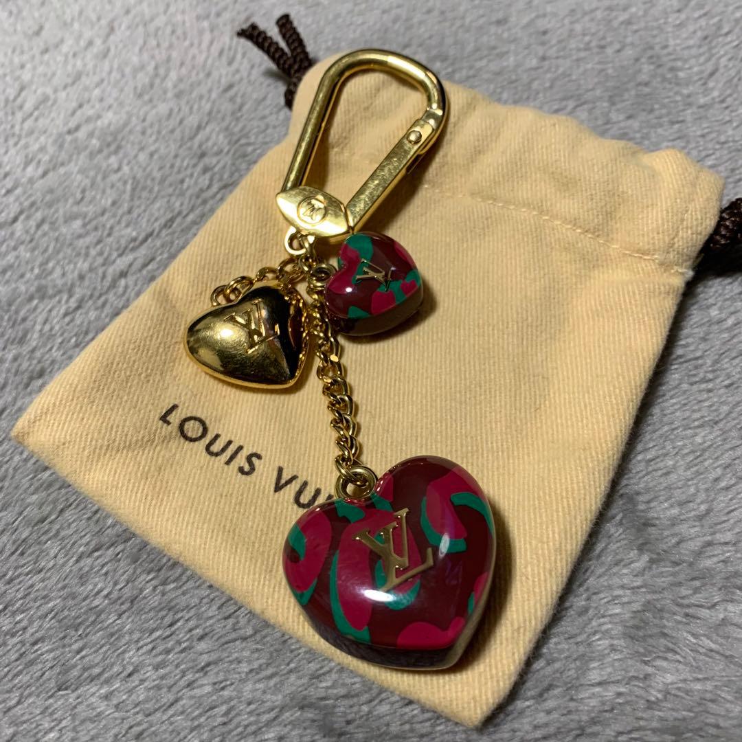 ルイヴィトン　ヴィトン　ポルトクレ　レオパード　キーホルダー　チャーム