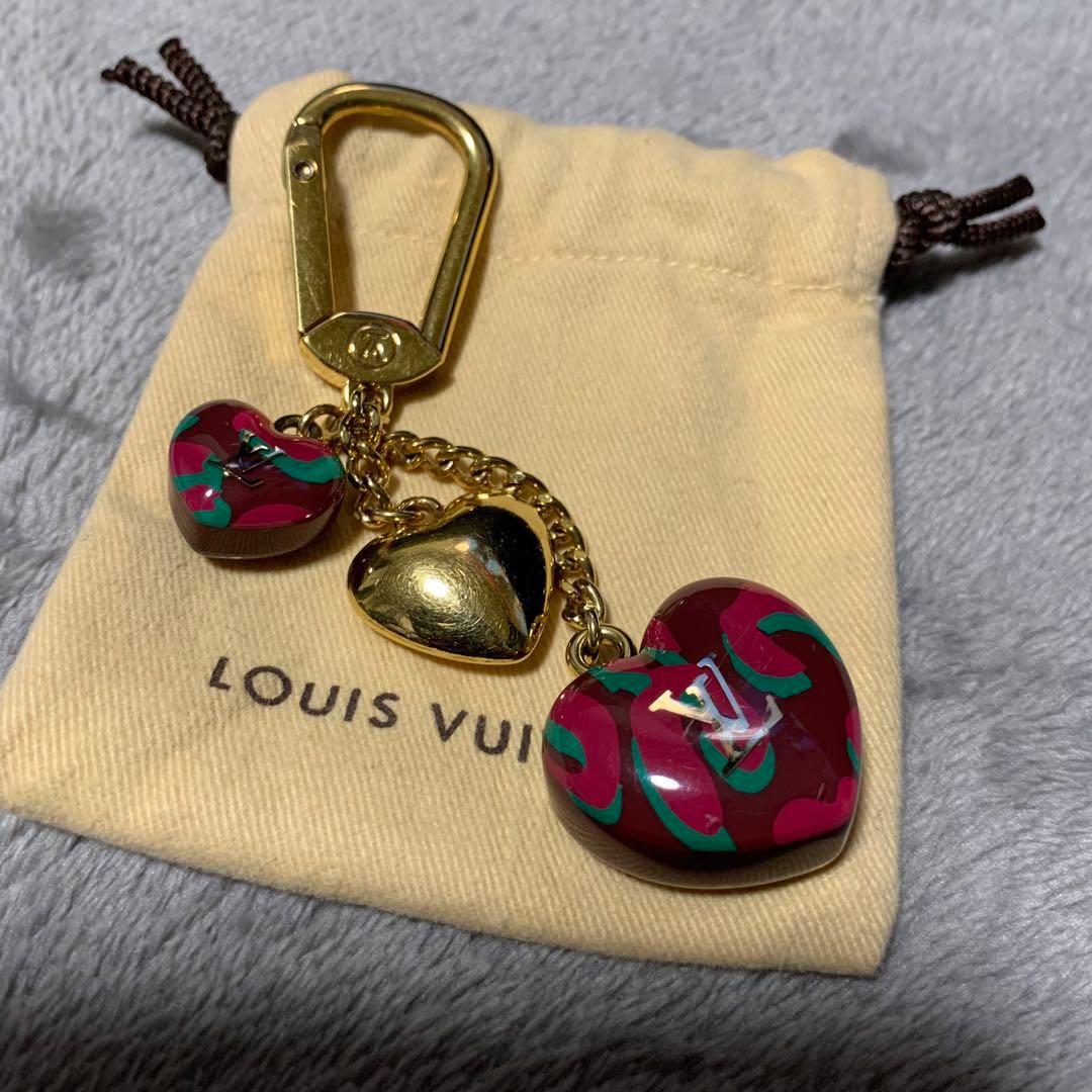 ルイヴィトン　ヴィトン　ポルトクレ　レオパード　キーホルダー　チャーム