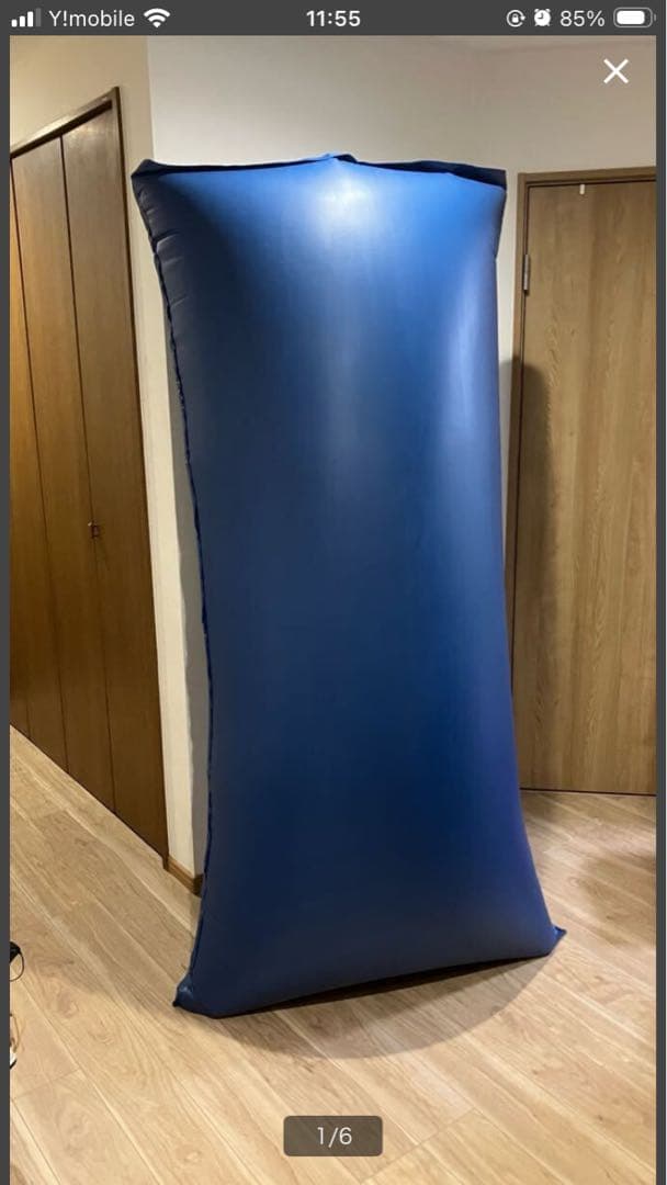 超巨大　プールピロー改造のダブルレイヤードエアーバッグ 空ビ ふわふわ