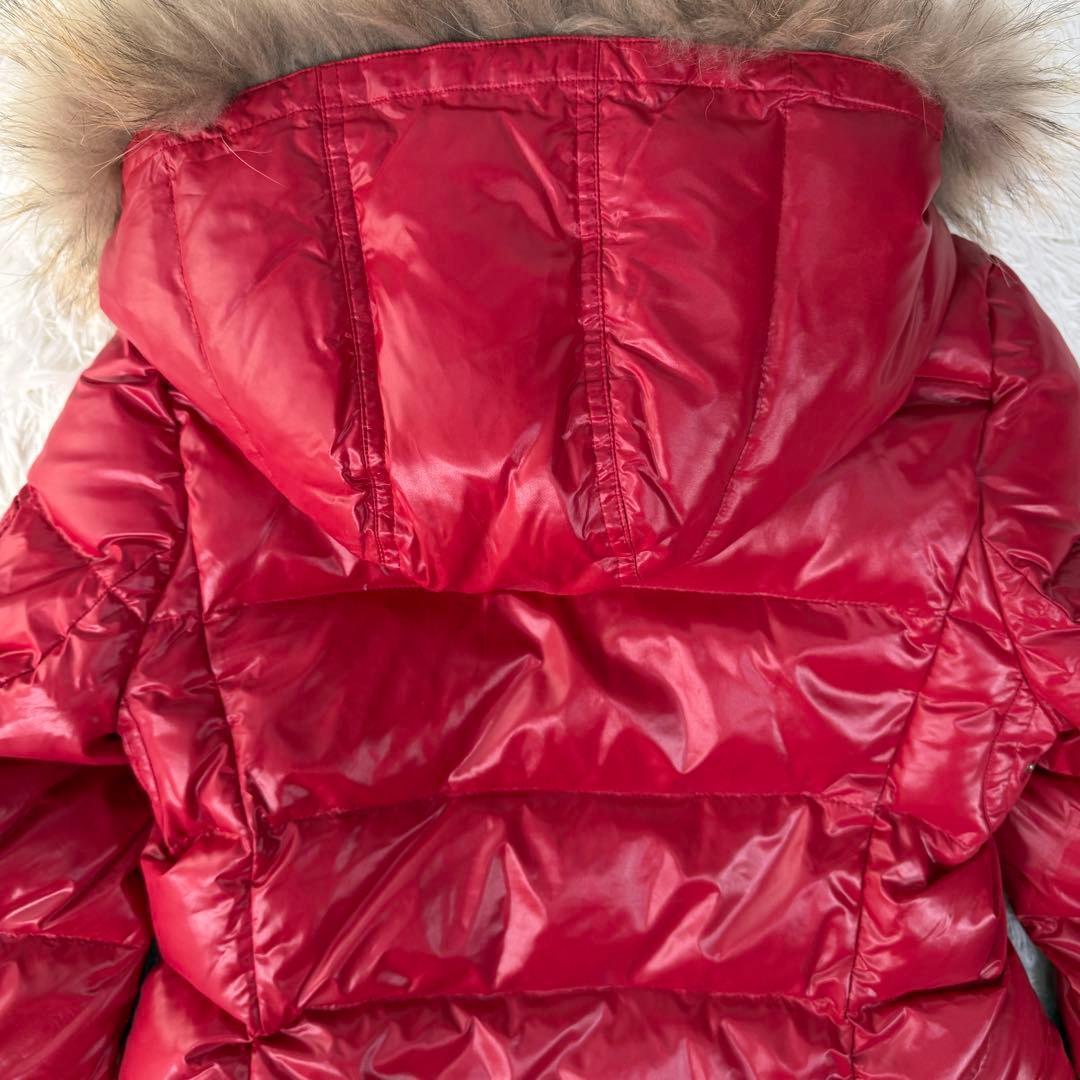 極美品 バーバリーブルーレーベル ノバチェック フレア Aライン ダウンJKT