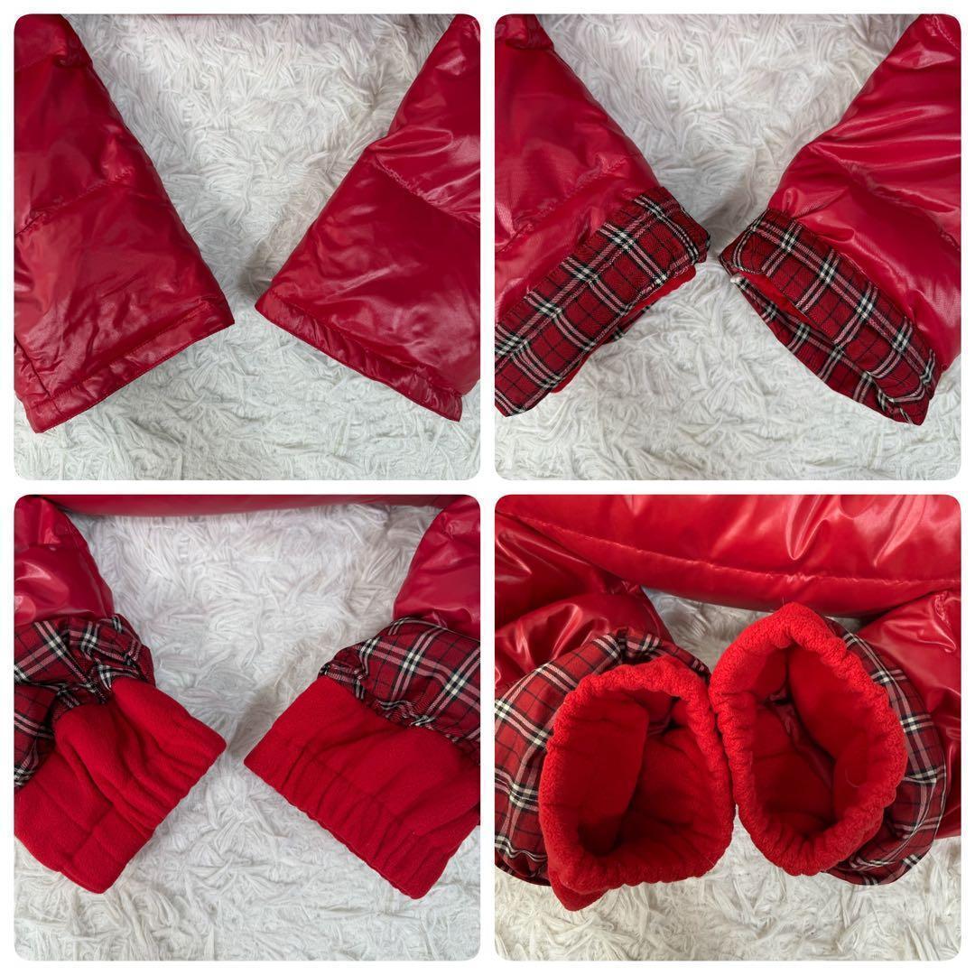 極美品 バーバリーブルーレーベル ノバチェック フレア Aライン ダウンJKT