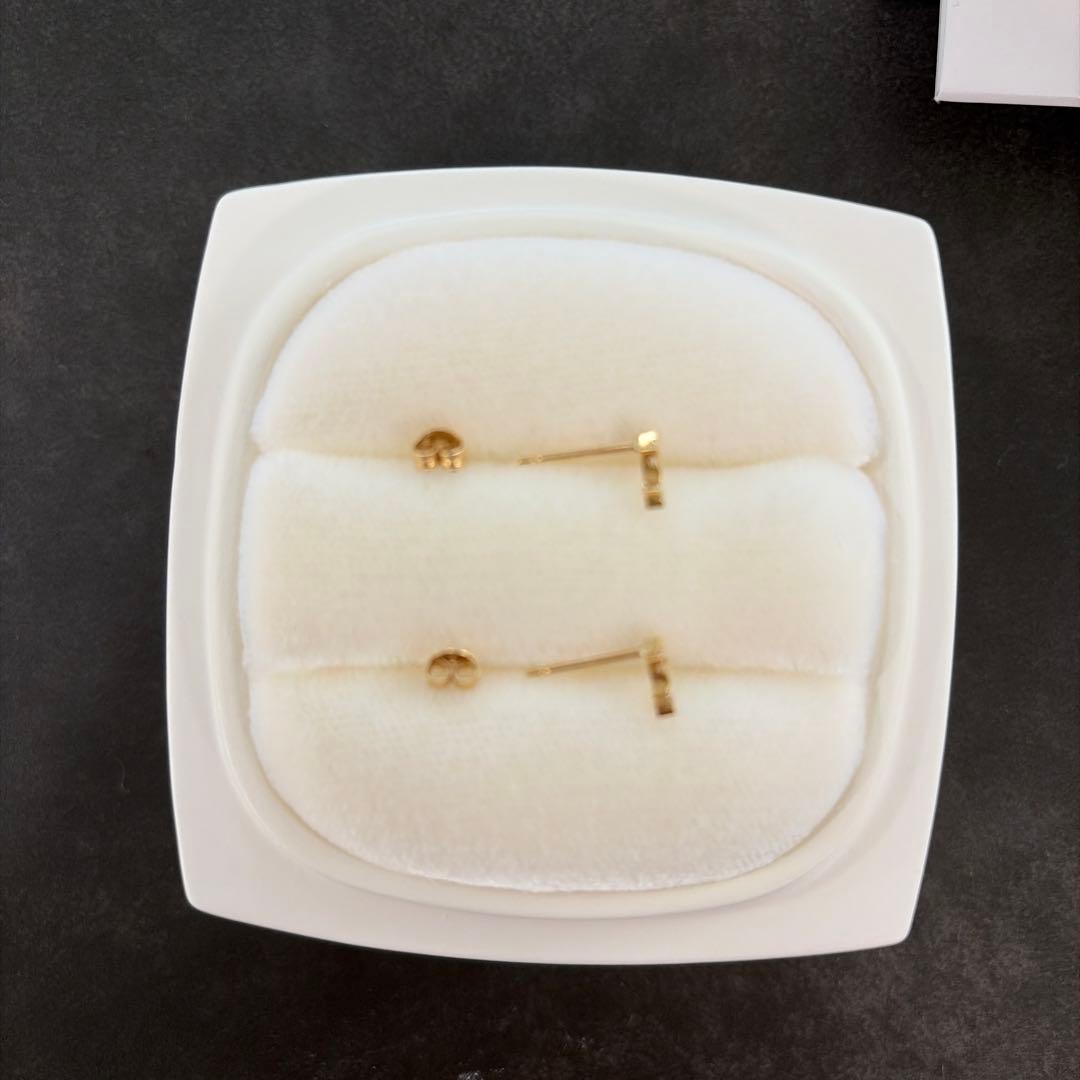 AHKAH アルビレオ ピアス 18Kイエローゴールド ダイヤモンド