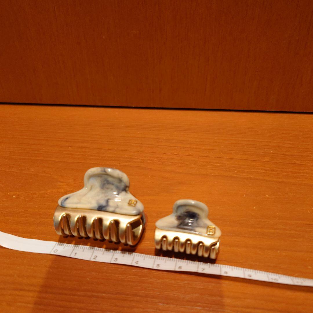 ま*ん様 ALEXANDRE DE PARIS 機内販売ヘアクリップ 2個セット