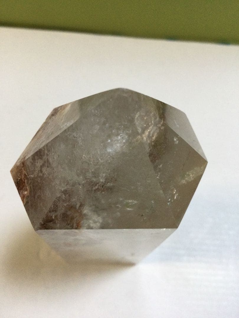 ガーデン水晶6角柱，赤水晶6角柱，インカローズ原石，3点セット