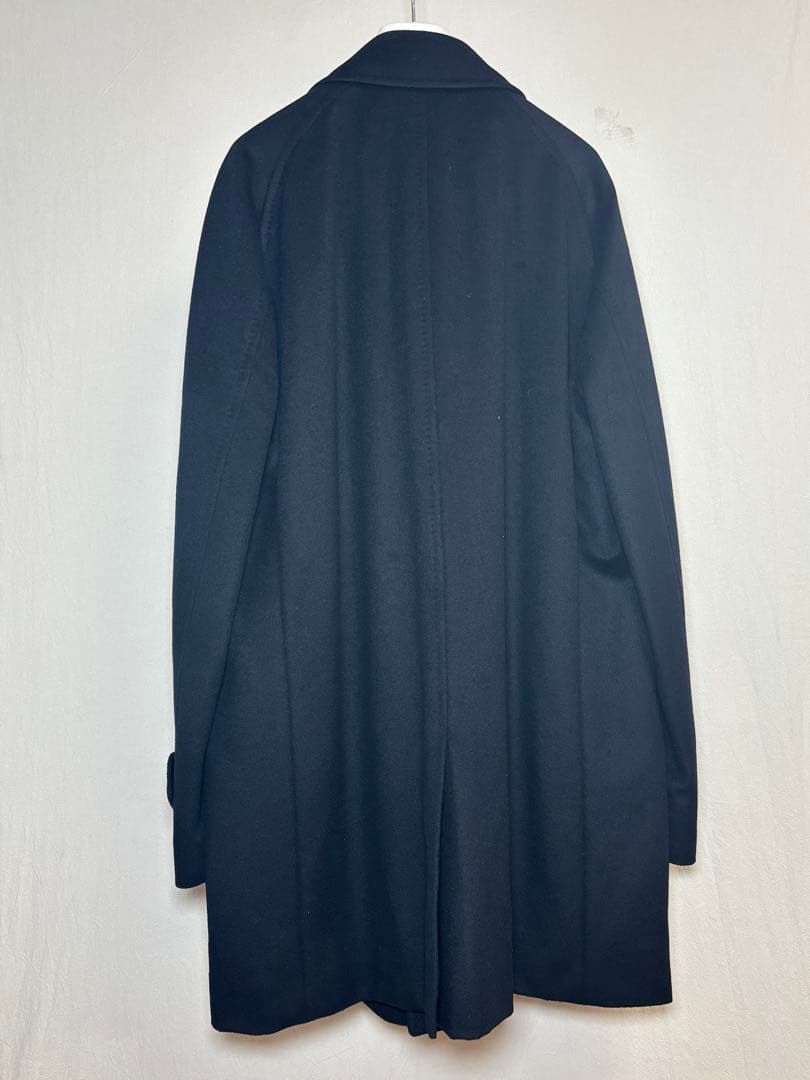 DURBAN カシミヤ100% ステンカラーコート ブラック 日本製