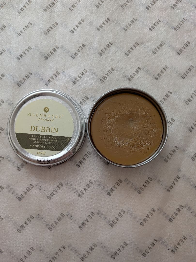 【専用ワックス付】GLEN　マネークリップ　小銭入れ付