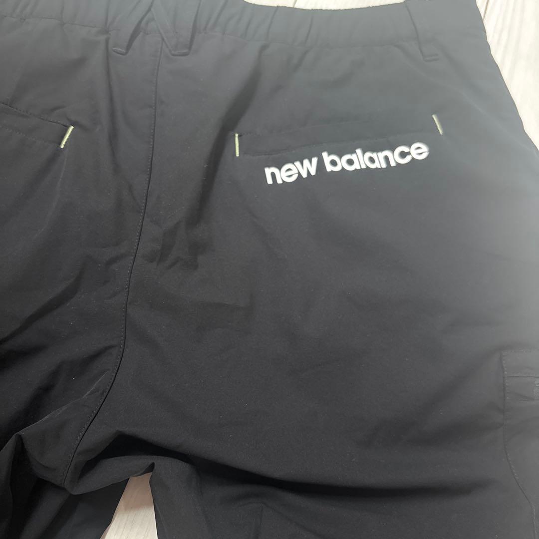 New Balance ブラックパンツ ジッパーポケット付き メンズ 2XL