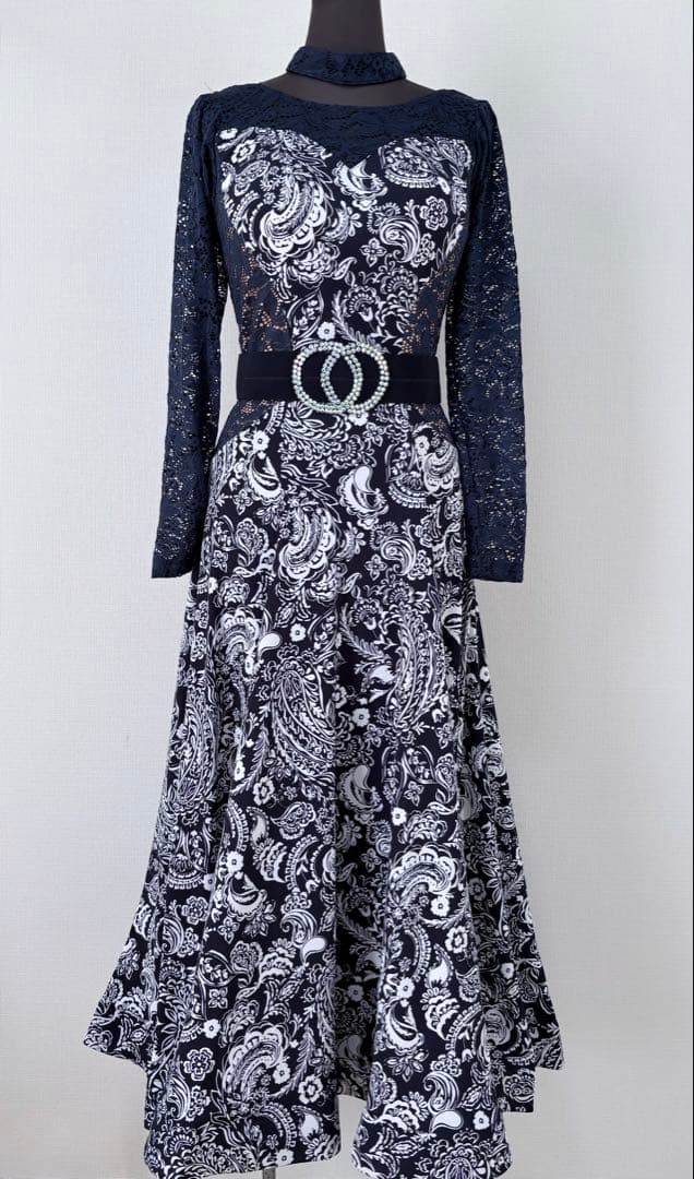 社交ダンスワンピース　パーティワンピース　ソシアルダンス　準正装