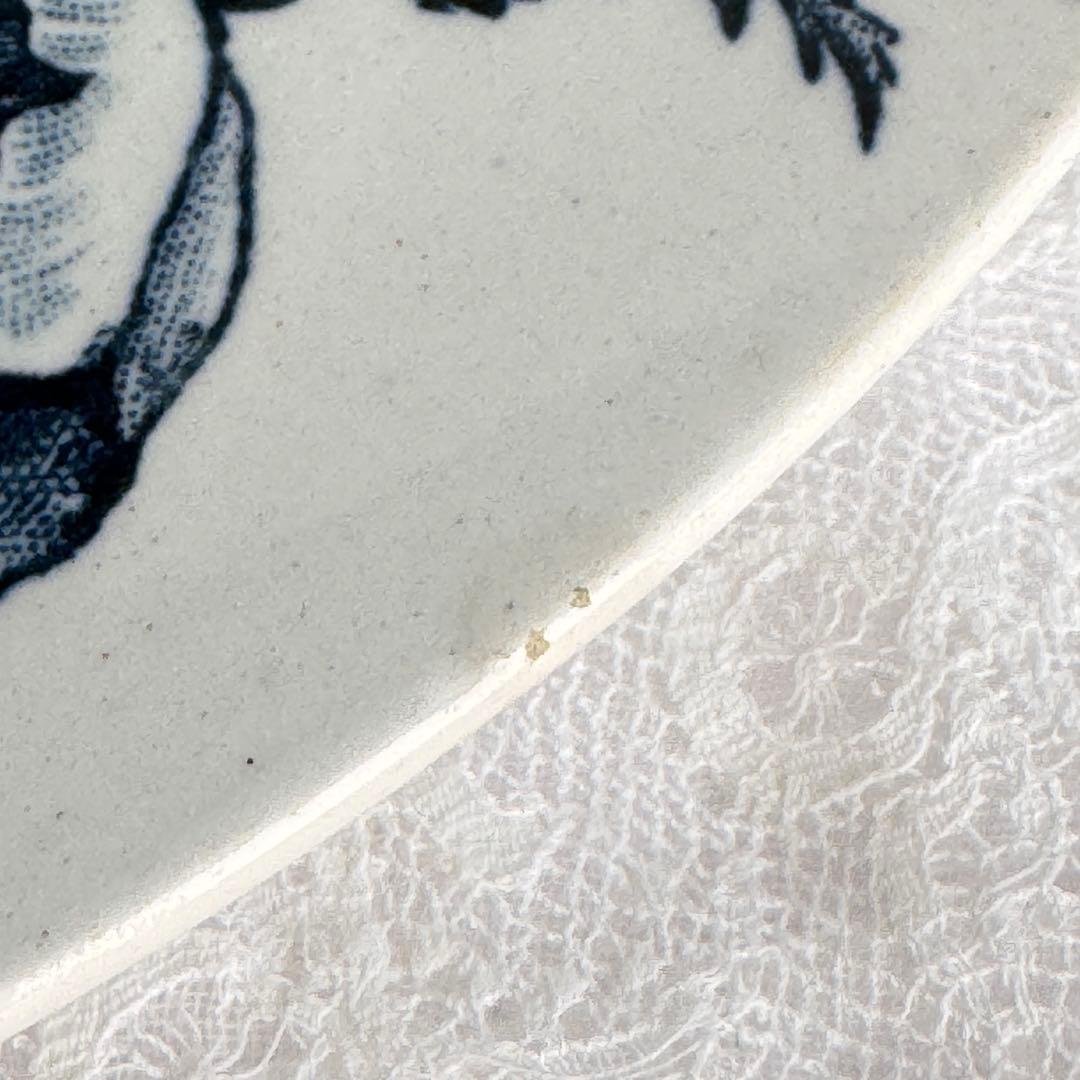 フランスアンティーク　クレイユモントロー　ローザ　 Creil 平皿