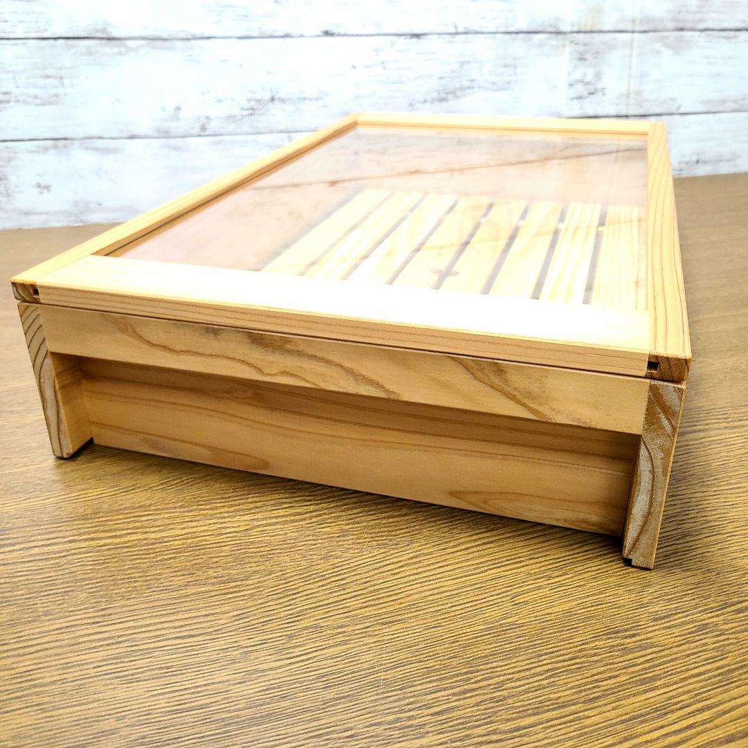 No.057【新品】 寿司ネタケース ネタ箱　目皿・アクリル蓋付【保冷剤付き】