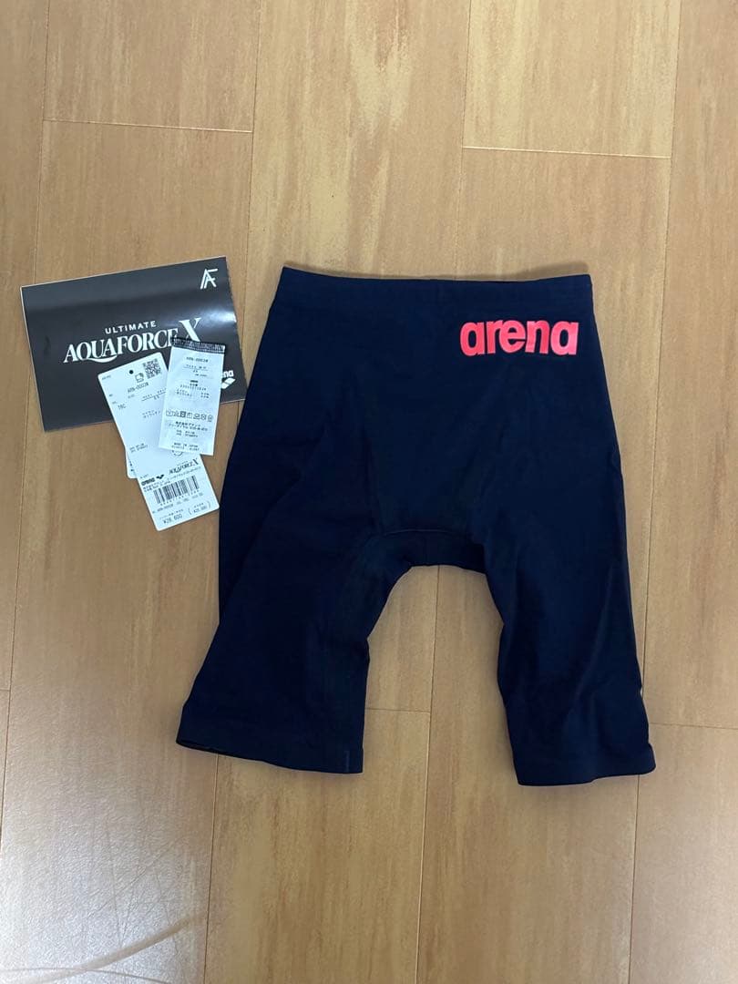 新品未使用arena AQUAFORCE X•MF•SS ネイビー競泳　高速水着
