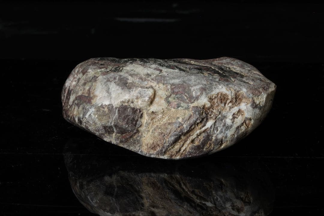 【希少・美石】菊花石 菊紋石 白菊 696g 天然石 水石 盆石 盆景 鉱物