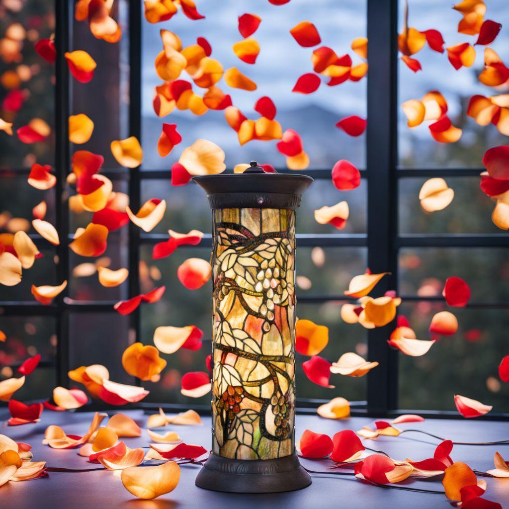 ランプ 美しいデザイン 色鮮やか ハンドメイド ステンドグラス