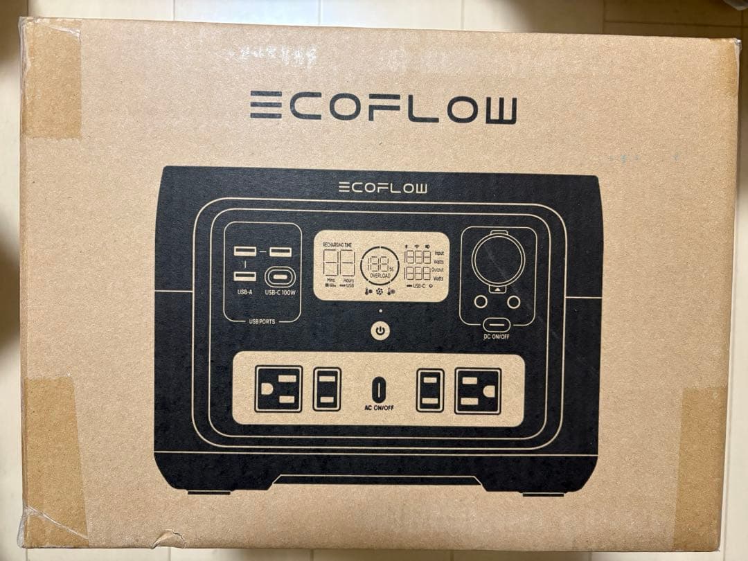 【新品】EcoFlow  2 Max 512Wh ポータブル電源