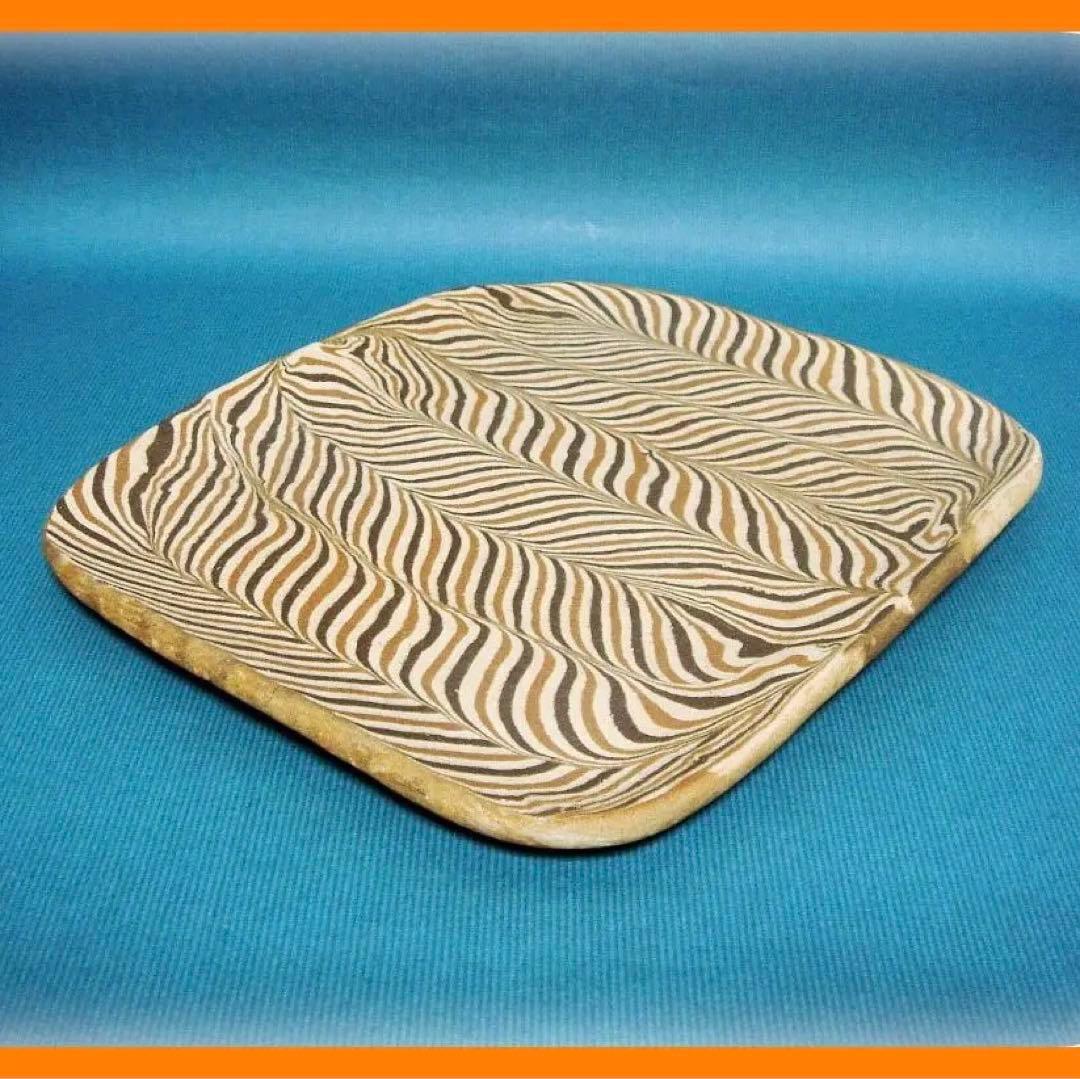 446『練上手 皿』　/骨董品 古美術 古玩 アンティーク