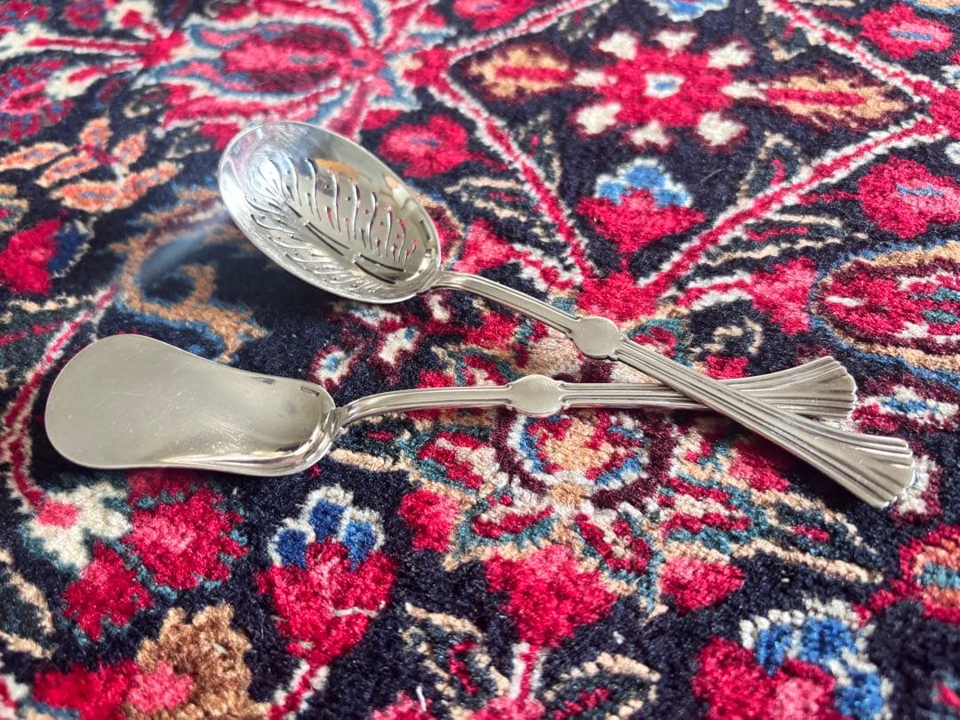 【希少・廃盤品】クリストフル　透かし細工サービングカトラリー