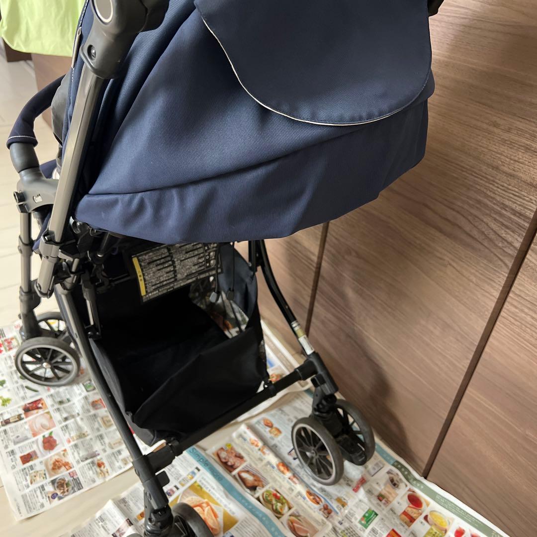 Combi ネイビー ベビーカー 折りたたみ式