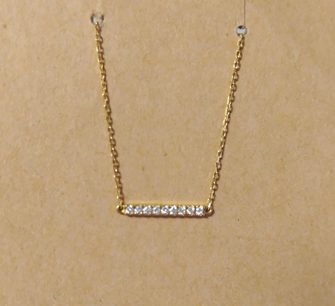 AHKAH K18 ティナ チェーン ダイヤ ブレスレット