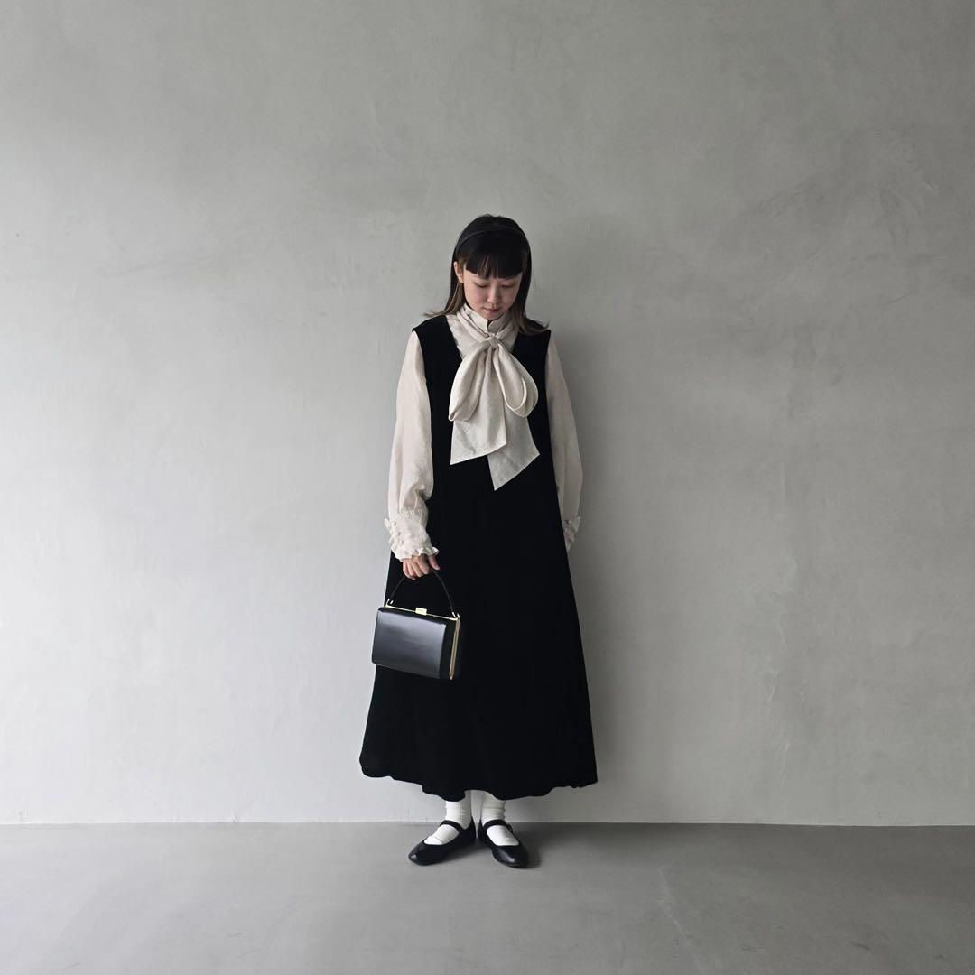 foufou THE DRESS #16 サイズ1 ノースリーブベロアワンピース