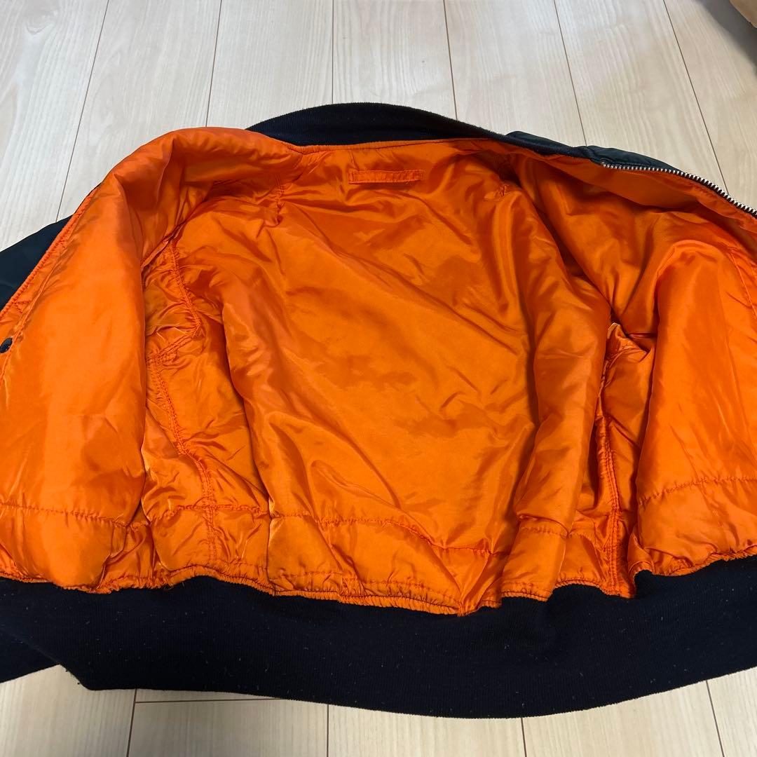 ALPHA MA-1 フライトジャケット　濃紺　XL 90s USA製