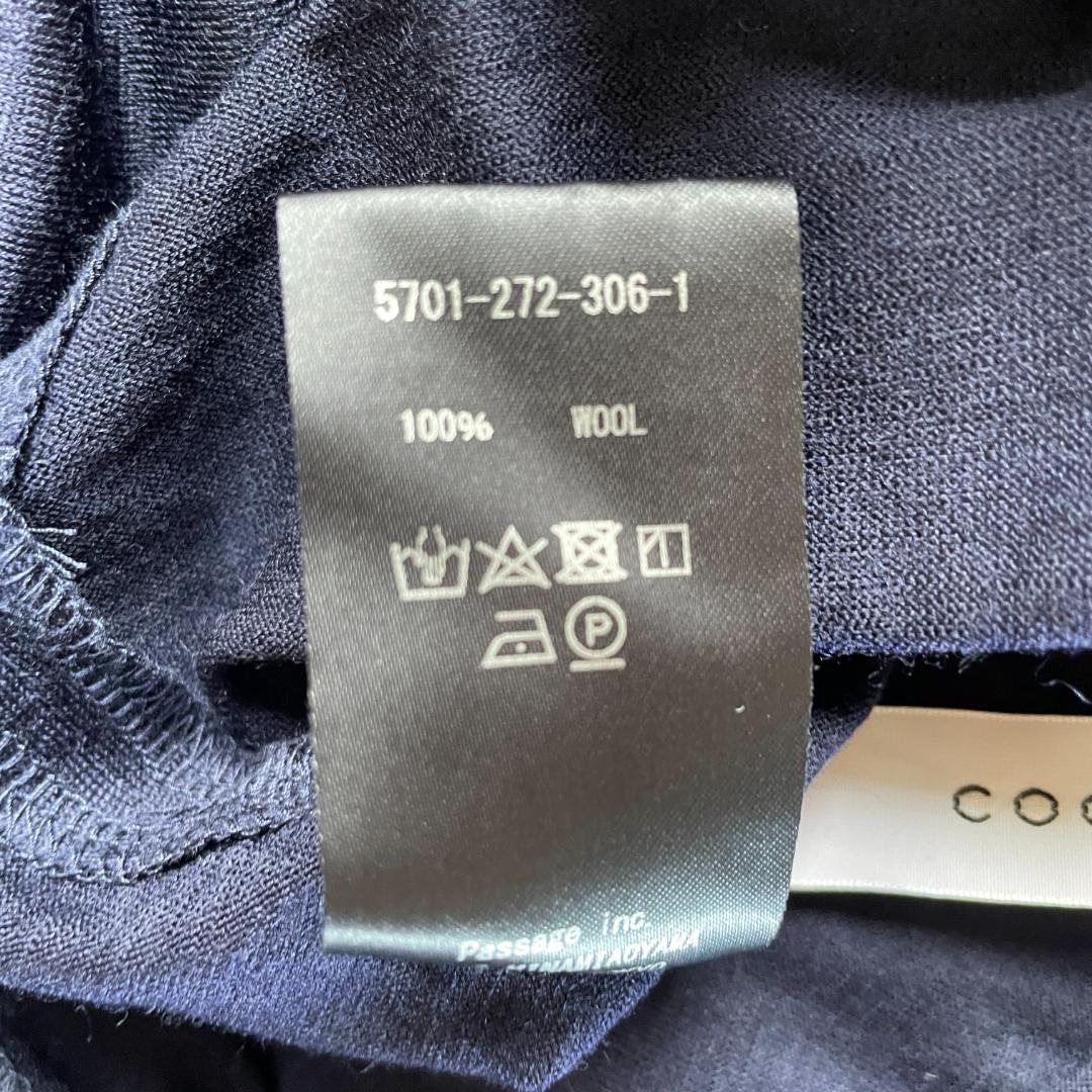 美品 COGTHEBIGSMOKE ウール100% オールインワン ネイビー L